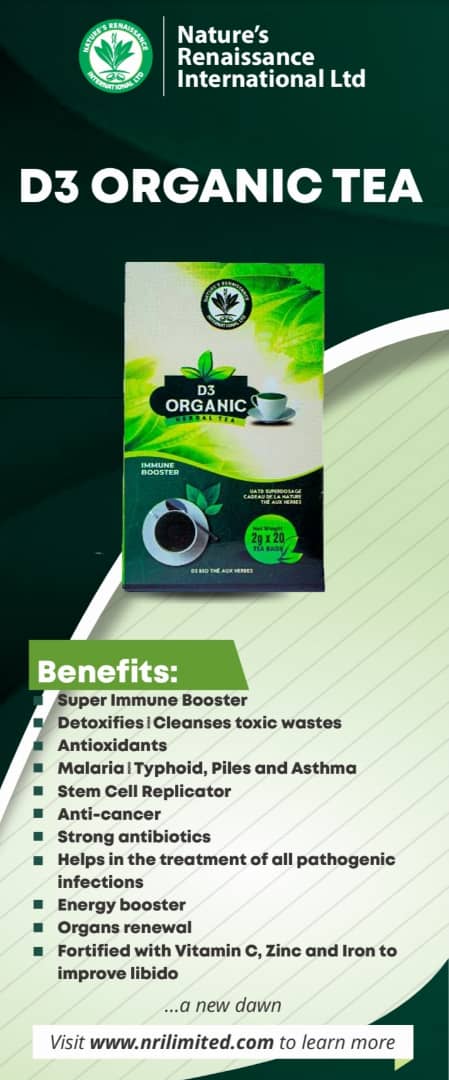 ALL ABOUT D3 ORGANIC TEA PRODUCT